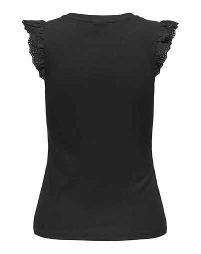 JDY - JDYSofia Frill Top - Black